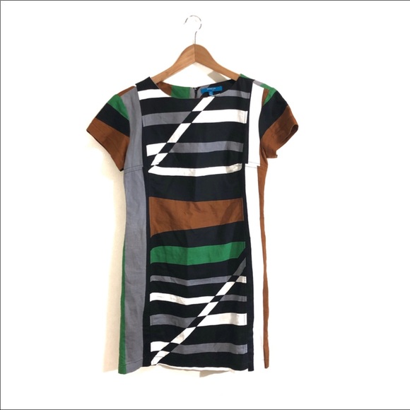 Derek Lam Design Nation Graphic Sheath Dress - Picture 5 of 6